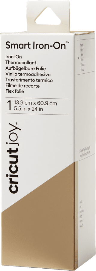 Cricut Joy Smart Iron-On Gold 14x60cm
