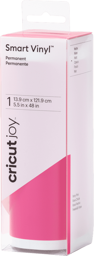Cricut Smart Vinyl Permanent Joy Matte Party Pink 14x122cm