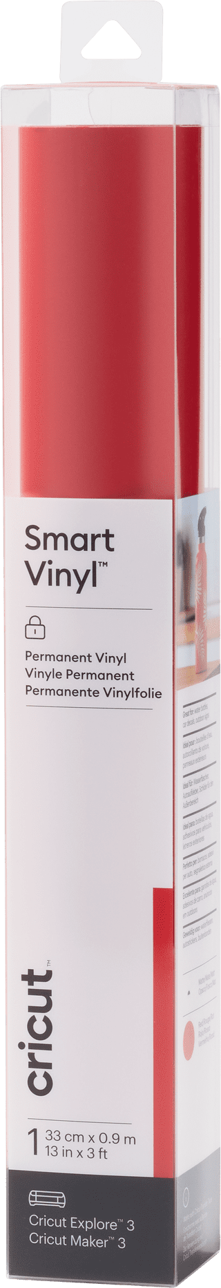 Cricut Smart Vinyl Permanent Red 33x91cm