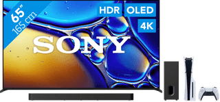 Sony Bravia 8 II 65" QD-OLED (2025) + Sony Bravia Theatre Bar 7 Zwart + PlayStation 5 Slim