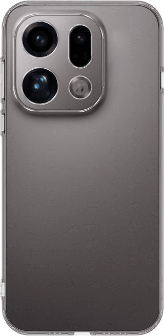 Just in Case Soft Design Oppo Find X9 Back Cover Transparant