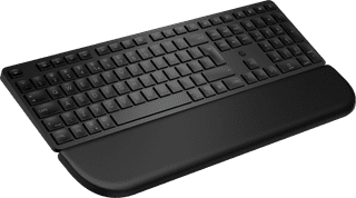 HP 580K Multi-Device Dual-Mode Toetsenbord met polssteun QWERTY