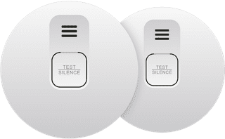 ELRO Blue Line CBFS36 Smoke detector Duo Pack (5 years)