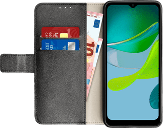 Just in Case Wallet Motorola Moto E13 Book Case Zwart