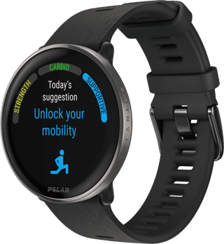 Polar Ignite 3 Titanium/Zwart
