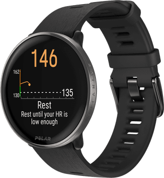 Polar Ignite 3 Titanium/Zwart