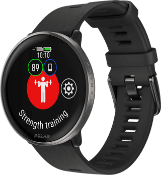 Polar Ignite 3 Titanium/Zwart