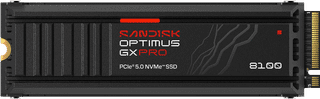 SANDISK Optimus GX PRO 8100 1TB Heatsink PCIe 5.0 NVMe SSD