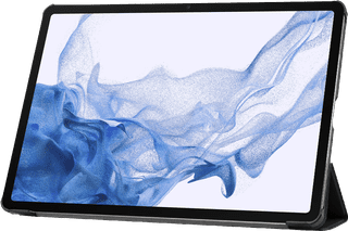 Just in Case Smart Tri-Fold Samsung Galaxy Tab S9/S9 FE/S10 FE/S10 Lite Book Case Zwart