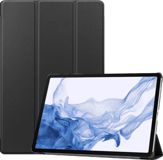 Just in Case Smart Tri-Fold Samsung Galaxy Tab S9/S9 FE/S10 FE/S10 Lite Book Case Zwart