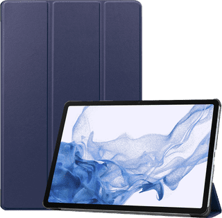 Just in Case Smart Tri-Fold Samsung Galaxy Tab S9/S9 FE/S10 FE/S10 Lite Book Case Blue