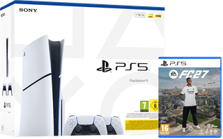PlayStation 5 Slim Disc Edition + EA Sports FC 27 + Extra Controller Wit