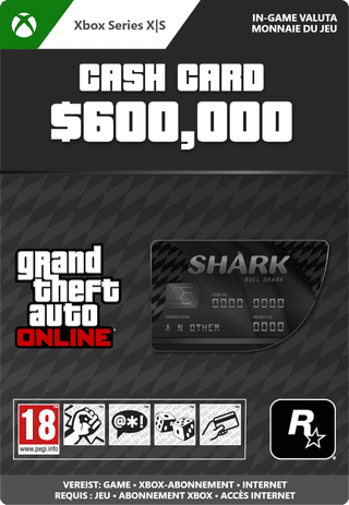 GTA Online: Bull Shark Cash Card Xbox Series X|S - Digitaal