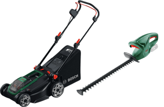 Bosch Rotak 18V2-43 (zonder accu) + Bosch EasyHedgeCut 18-45 Li (zonder accu)