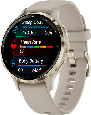 Garmin Venu 3S Goud/Beige