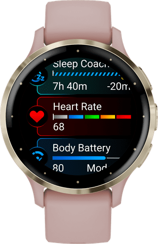 Garmin Venu 3S Goud/Roze