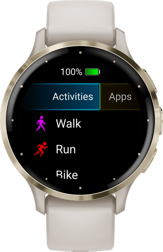 Garmin Venu 3S Goud/Wit