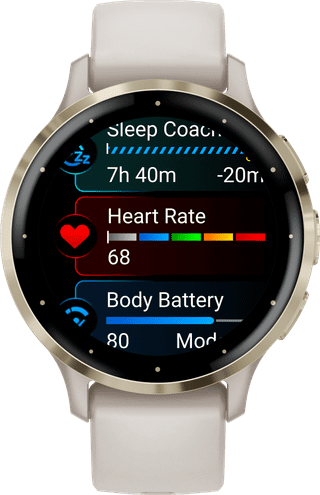 Garmin Venu 3S Goud/Wit