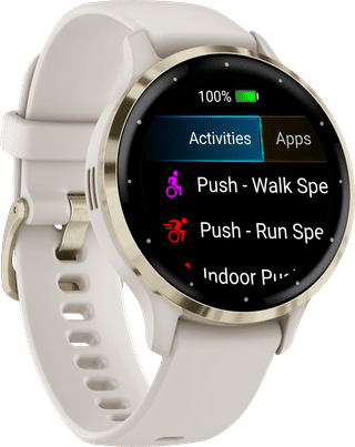 Garmin Venu 3S Goud/Wit