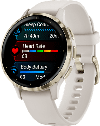 Garmin Venu 3S Goud/Wit