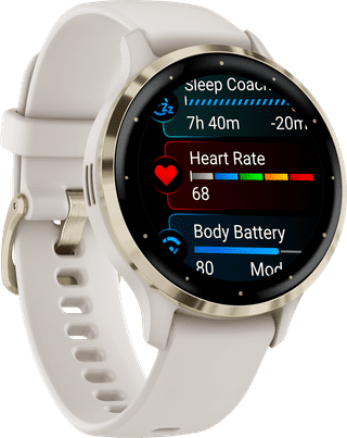 Garmin Venu 3S Goud/Wit