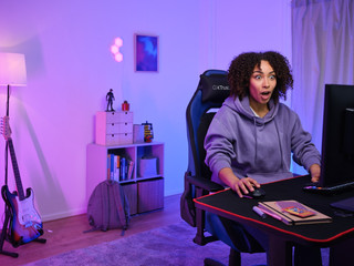 Trust GXT 714 Ruya Gaming Stoel Blauw