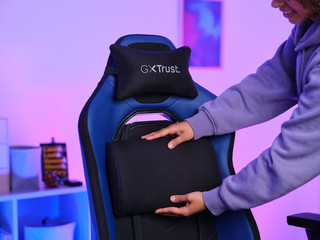 Trust GXT 714 Ruya Gaming Stoel Blauw