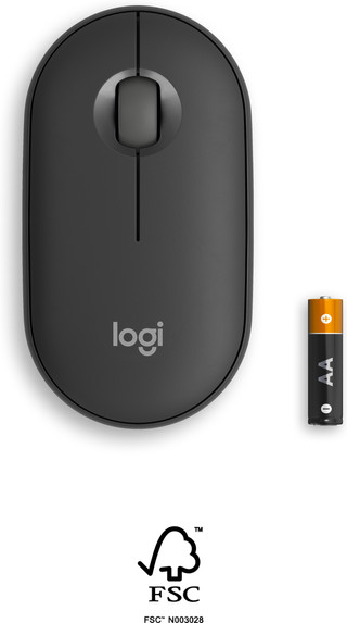 Logitech Pebble Mouse 2 M350s Graphite