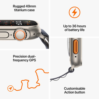 Apple Watch Ultra 2 4G 49mm Alpine Watch Strap Purple S