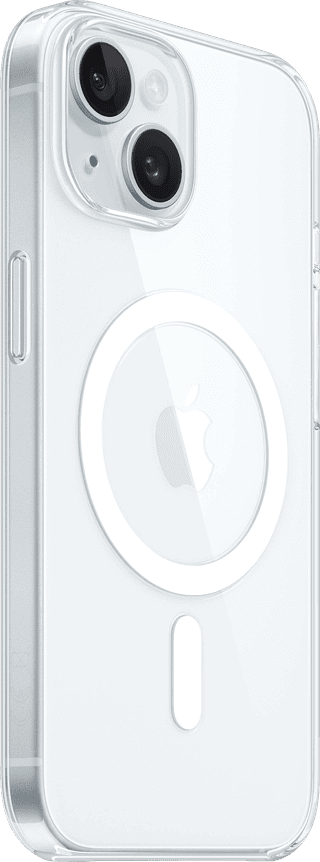 Apple iPhone 15 Back Cover met MagSafe Transparant