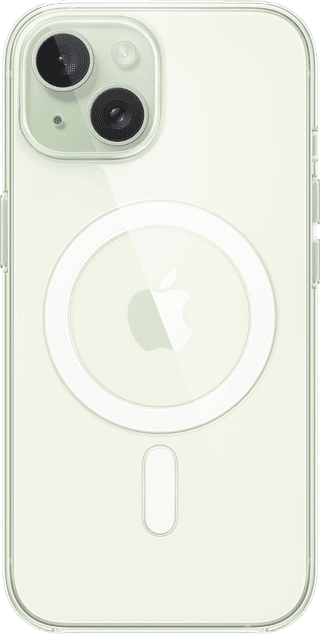 Apple iPhone 15 Back Cover met MagSafe Transparant