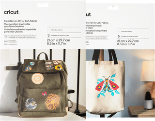 Cricut Printbare Iron-on voor lichte en donkere stoffen A4 (8 vellen)