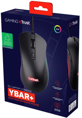 Trust GXT 924 Ybar+ Pro Gaming Mouse Black