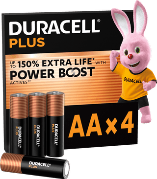 Duracell Plus AA batterijen 4 stuks