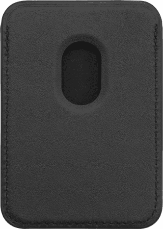 BlueBuilt MagSafe Hoesje iPhone 18 Pro Zwart + Kaarthouder Leer Zwart