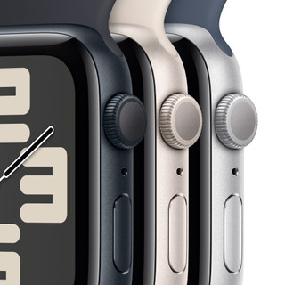 Apple Watch SE (2022) 4G 44mm Midnight Aluminium Sportband M/L