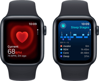 Apple Watch SE (2022) 4G 40mm Midnight Aluminium Sportband S/M
