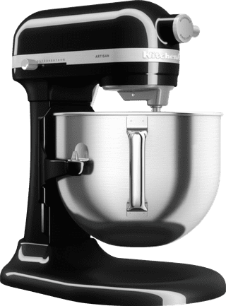 KitchenAid Artisan Bowl-Lift 5KSM70SHXEOB Onyx Zwart
