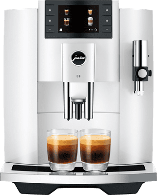 JURA E8 Piano White (EC)