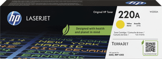 HP 220A LaserJet Toner Cartridge Yellow