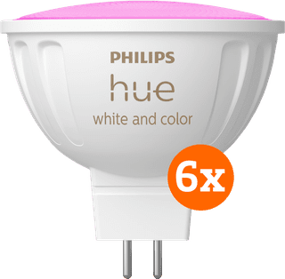 Philips Hue Spot White and Color MR16 6-pack