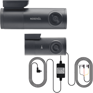 Nordväl DC102-4K Dash Cam 64GB + PMPC02 Parking Mode Cable Set