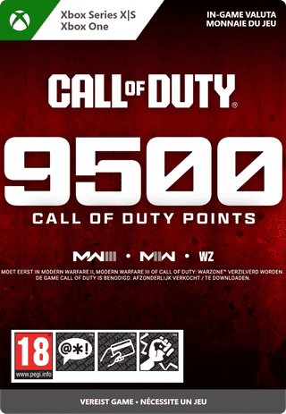 Call of Duty 9.500 Points Xbox Series X|S en Xbox One - Digitaal