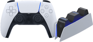 Sony PlayStation 5 DualSense Wireless Controller + BlueBuilt Charging Dock