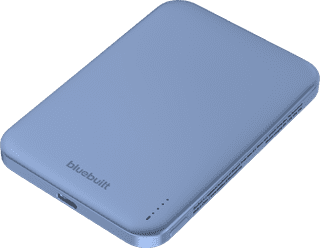 BlueBuilt MagSafe Case iPhone 18 Pro Max Light Blue + Powerbank 5,000 mAh Blue