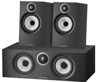 Bowers & Wilkins HTM6 S3 + 606 S3 (per pair) + Black