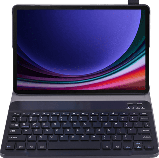 Just in Case Samsung Galaxy Tab S9/S9 FE/S10 FE/S10 Lite Keyboard Cover QWERTY Black