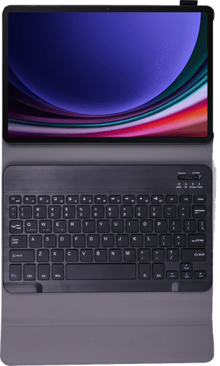 Just in Case Samsung Galaxy Tab S9/S9 FE/S10 FE/S10 Lite Keyboard Cover QWERTY Black