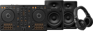 Pioneer DJ DDJ-FLX4 + Pioneer DJ HDJ-X5 Zwart + Pioneer DJ DM-40D-BT Zwart