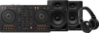 Pioneer DJ DDJ-FLX4 + Pioneer DJ HDJ-X7 Zwart + Pioneer DJ DM-50D-BT Zwart